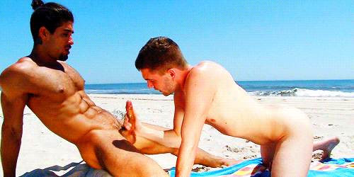 gay pušenje na plaži