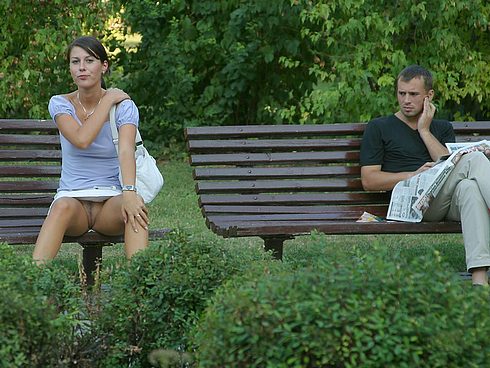 Vesna i ja u gužvi u autobusu